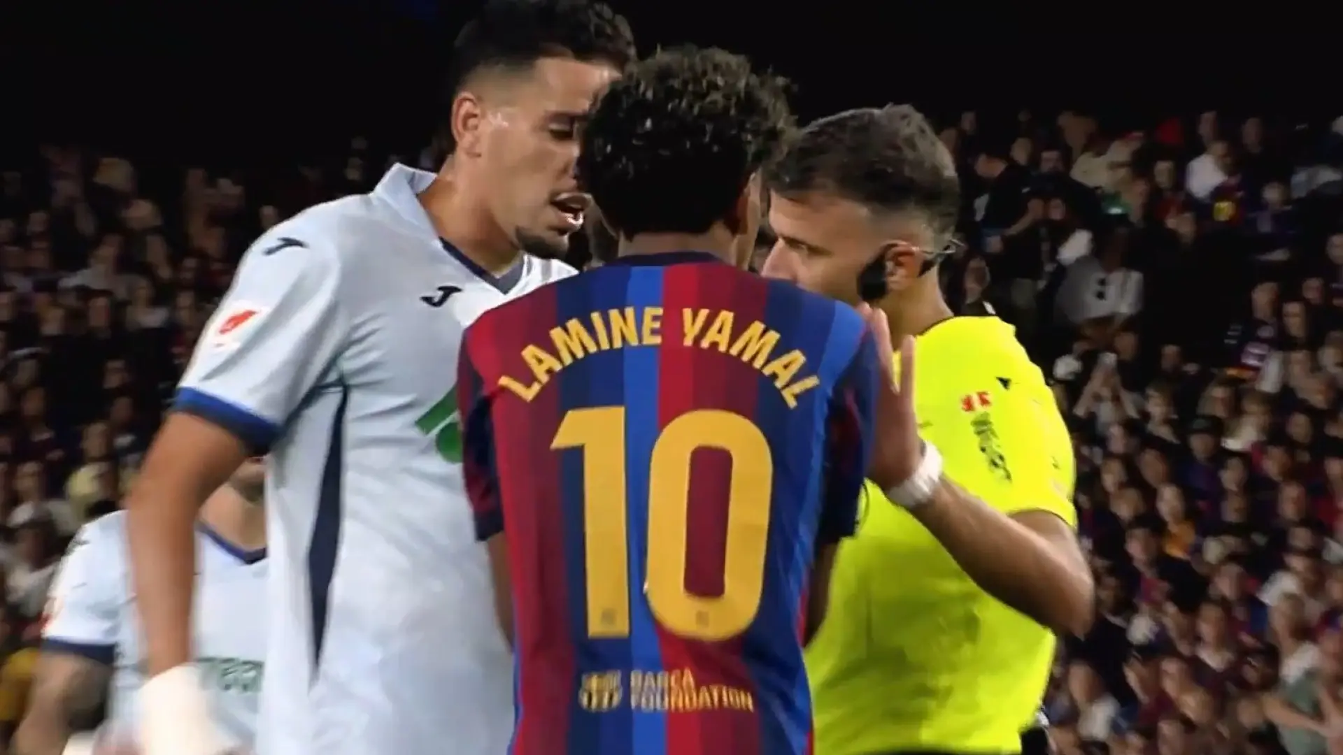 La provocación de Abqar a Lamine Yamal en el Barcelona – Getafe: «Tú quieres jugar en Marruecos, tú quieres»