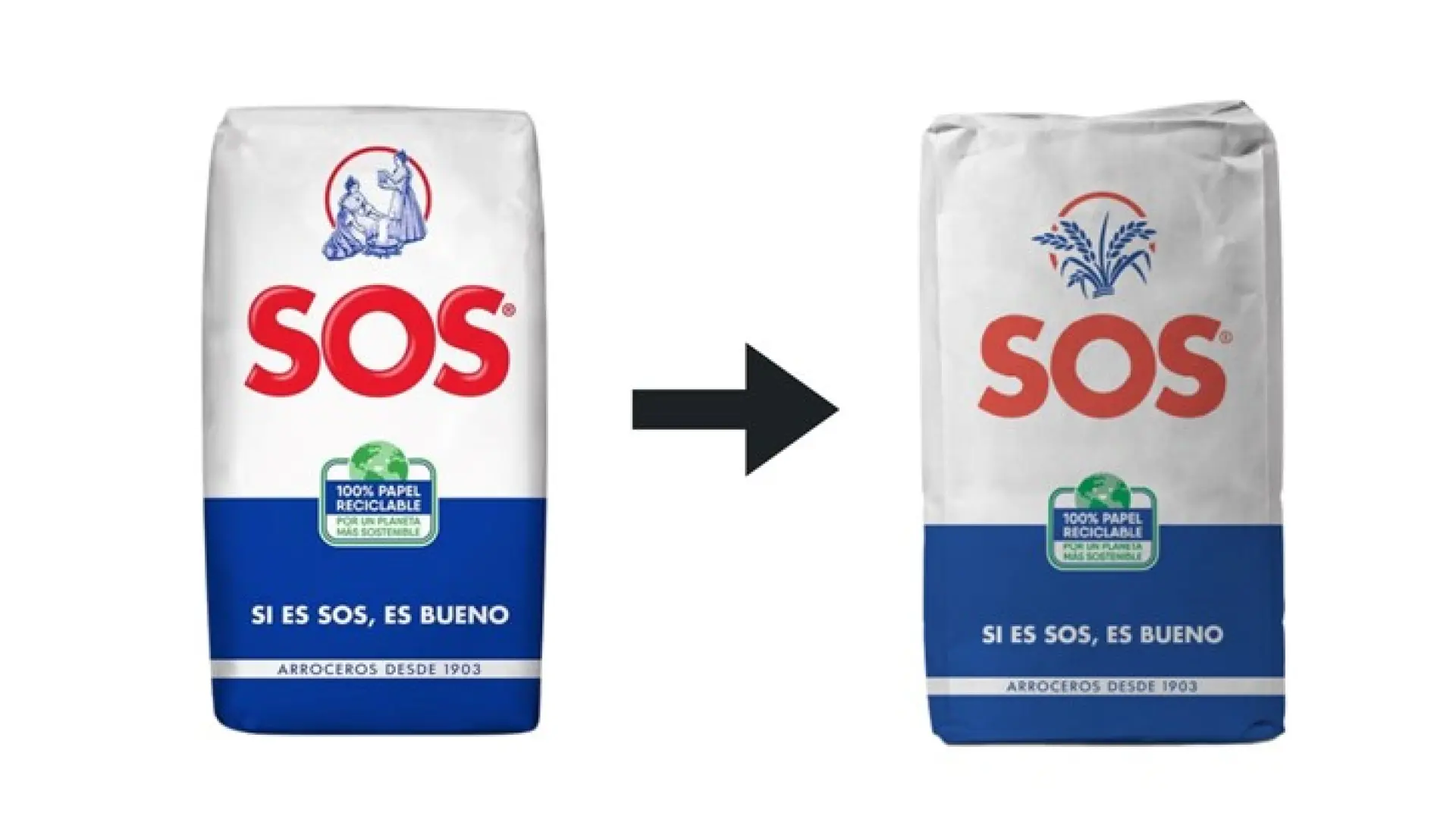 La polémica por el envase de SOS reaviva el debate por incluir el origen del arroz en el etiquetado