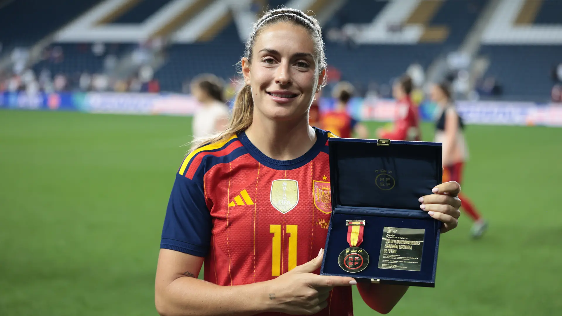 Alexia Putellas, 150 partidos con España, récord histórico con gol y asistencia: «Soy una afortunada por estar donde estoy»