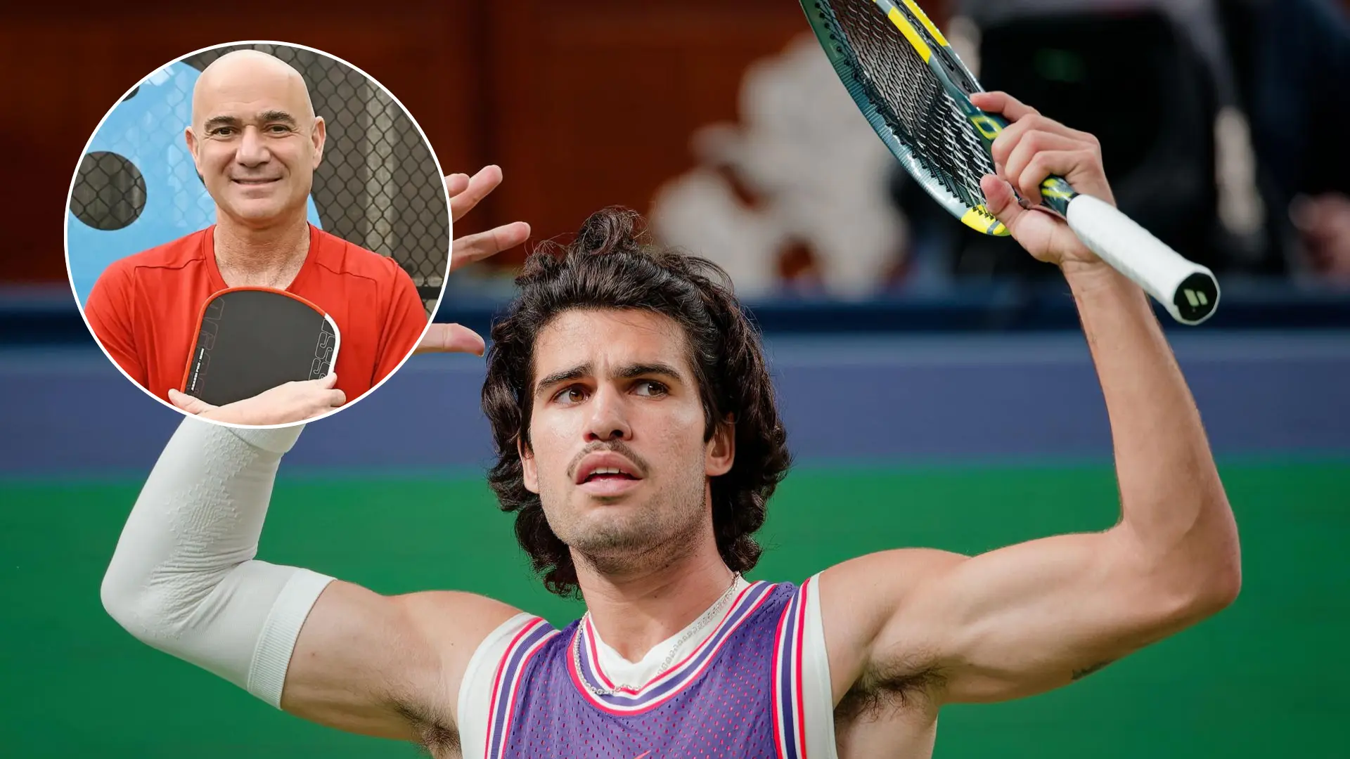 Andre Agassi, leyenda del tenis: «Alcaraz se mueve como un ovni y juega como Federer, Nadal y Djokovic»