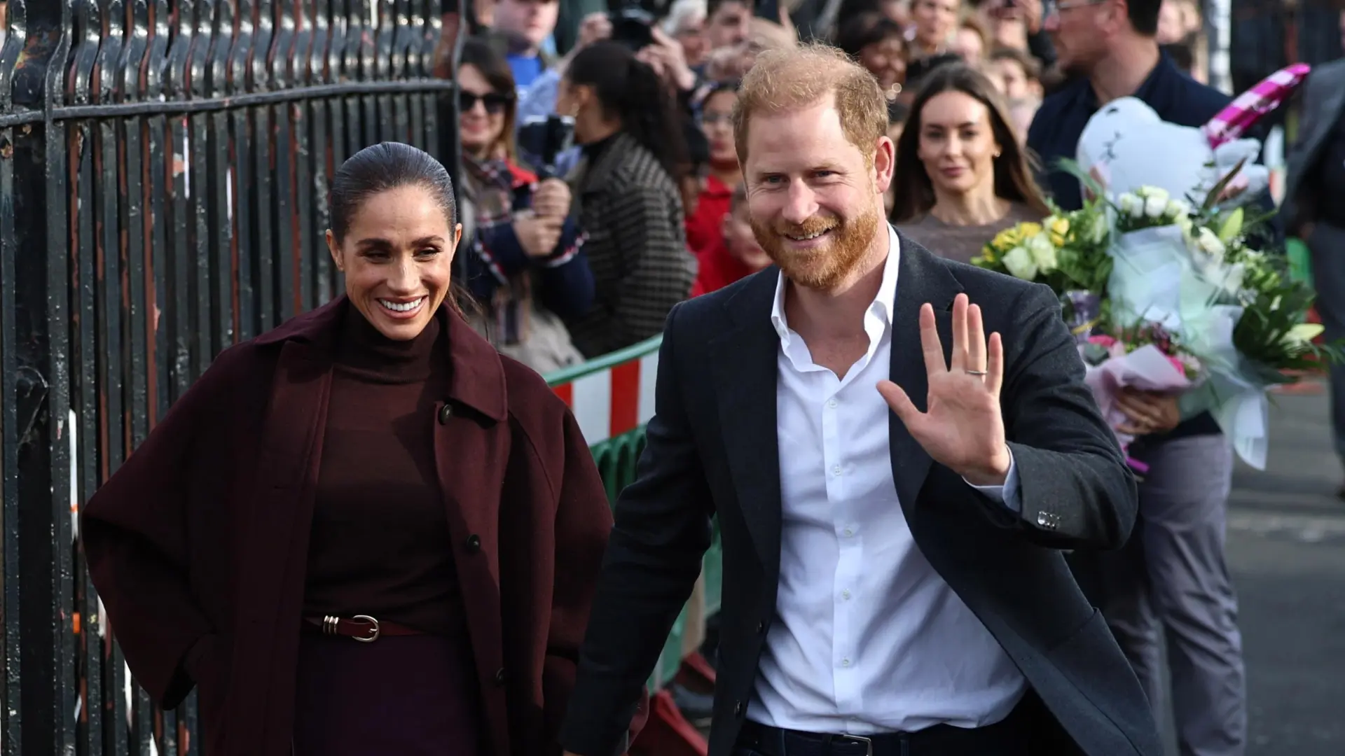 El príncipe Harry y Meghan Markle aparecen juntos en su primer acto público tras su regreso a Reino Unido