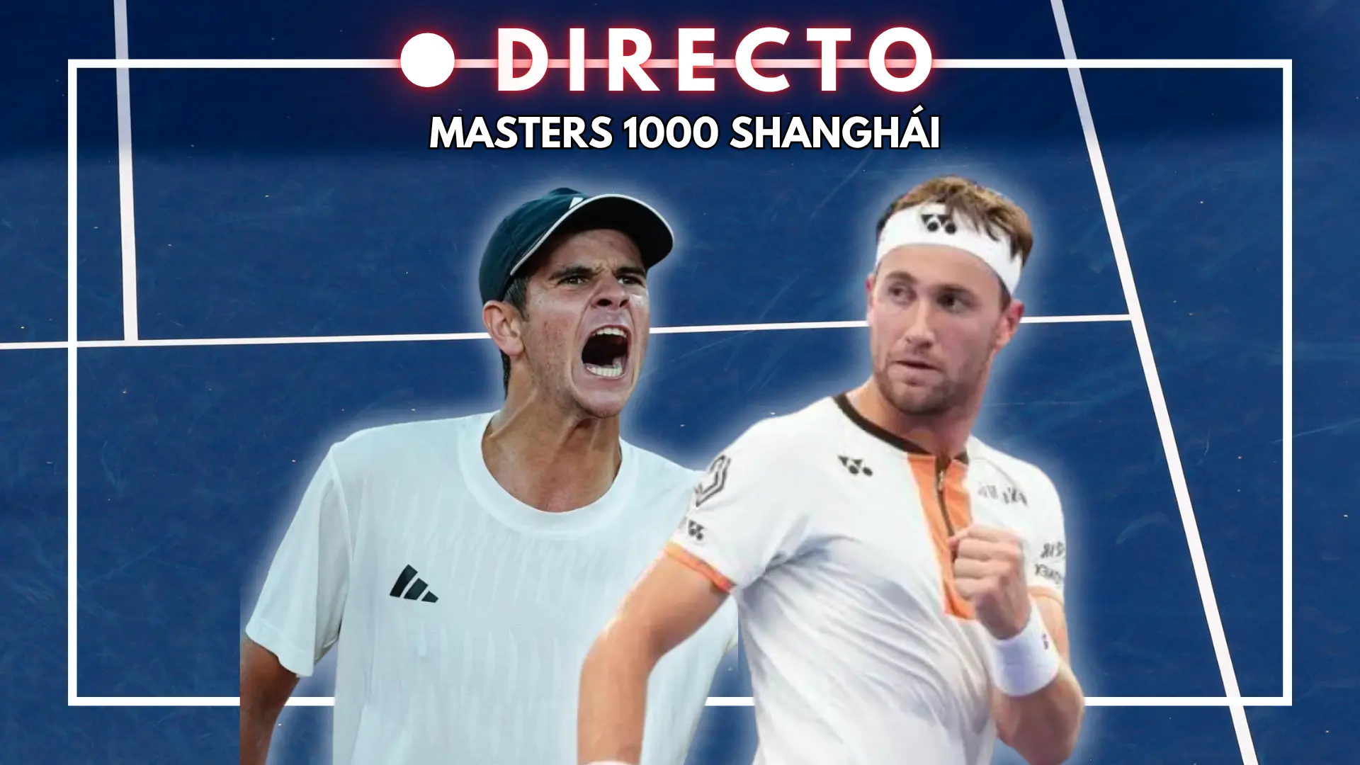 Rafa Jódar – Casper Ruud, en directo: partido de cuartos de final del Masters 1.000 de Shanghái