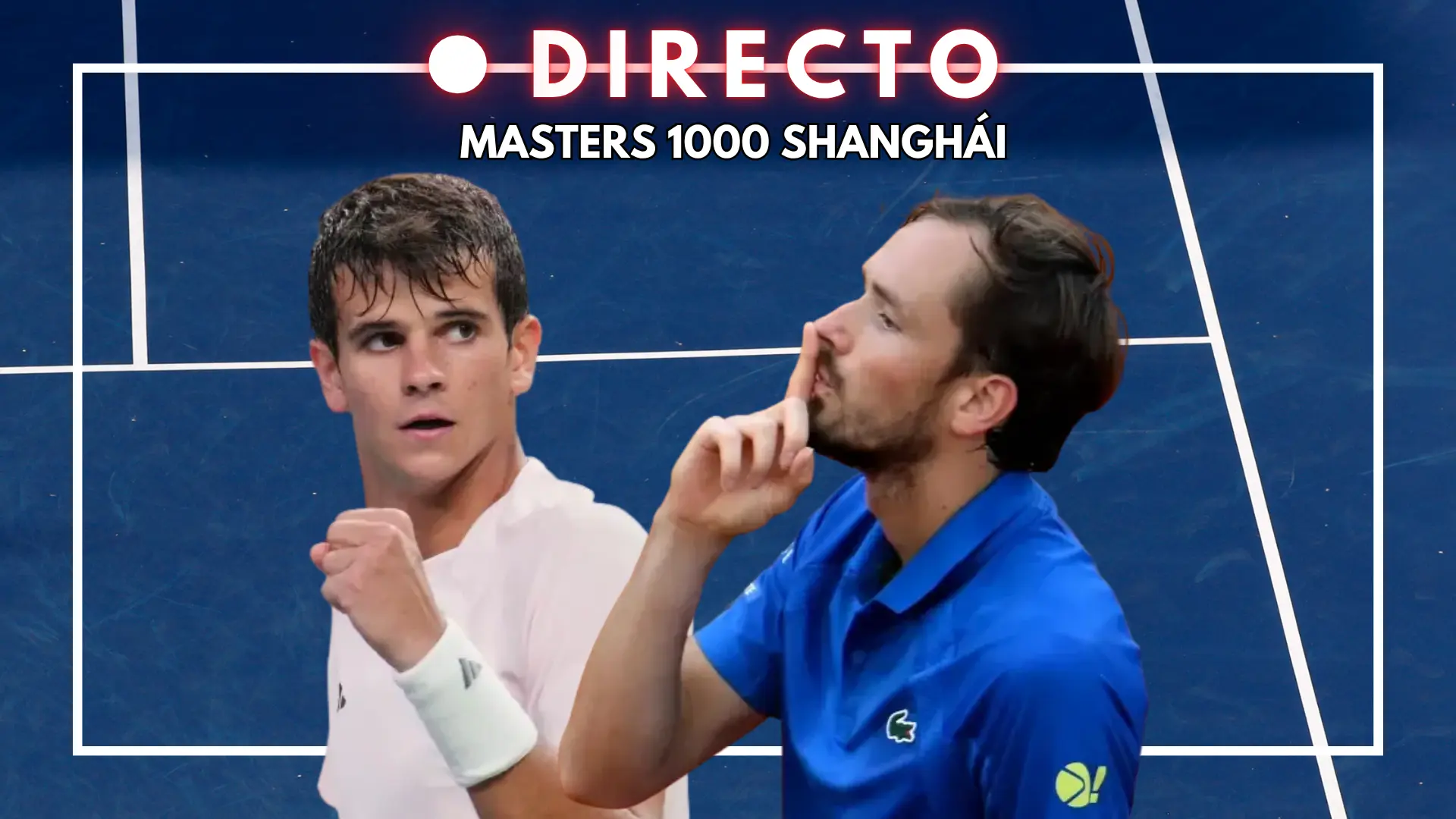 Rafa Jódar – Daniil Medvedev, en directo: última hora de las semifinales del Masters 1.000 de Shanghái