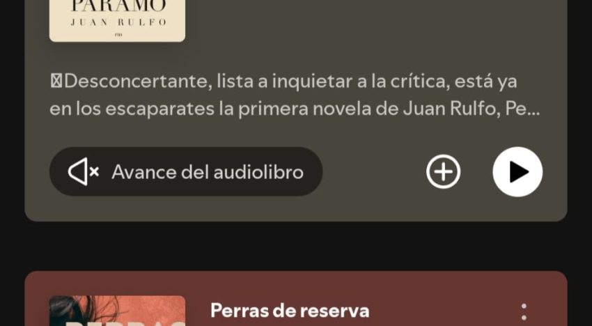 Audiolibros en Spotify México: cómo funcionan, cuál es el catálogo y cuánto cuesta sumar más horas
