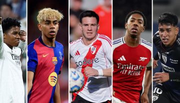 Los espejos de Mastantuono a nivel mundial: los cinco cracks de 18 años que ya son las figuras de sus equipos en Europa