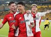 El tridente de River, en modo Champions League: a Mastantuono, Driussi y Colidio se les abrió el arco y la dan la razón al Muñeco Gallardo