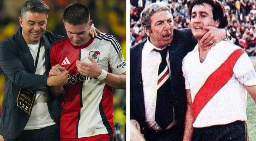 La foto viral de Gallardo y Mastantuono que emocionó a los viejos hinchas de River