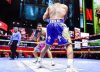 Todo lo que dejó la histórica velada de boxeo en Times Square: un Batimóvil, el combate de un policía contra un bombero y mucha gente