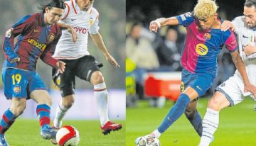 Lamine Yamal vs Lionel Messi: ¿quién tuvo mejores números en sus primeros 100 partidos con la camiseta de Barcelona de España?