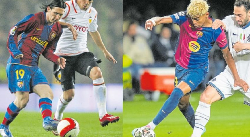 Lamine Yamal vs Lionel Messi: ¿quién tuvo mejores números en sus primeros 100 partidos con la camiseta de Barcelona de España?
