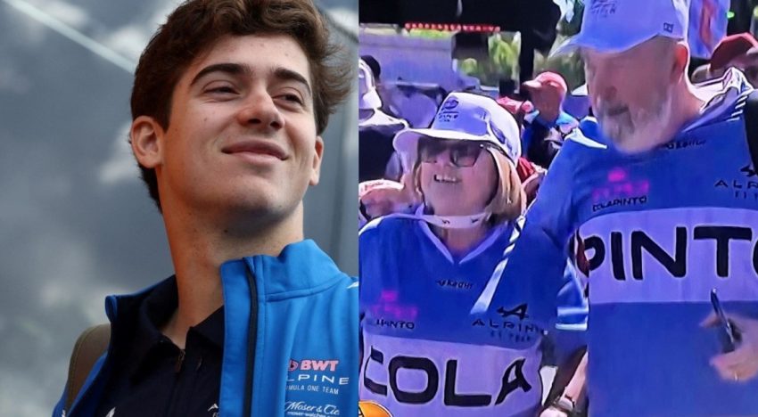 Franco Colapinto convoca a los «tifosi» argentinos en Imola: la pareja que se complementa y los amigos que se gastaron las «matrimillas»