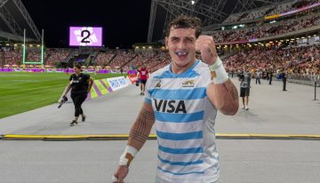 Luciano González Rizzoni, «la bola de demolición» de Los Pumas 7's: «El año pasado estuvimos cerca, así que ahora vamos por la doble»