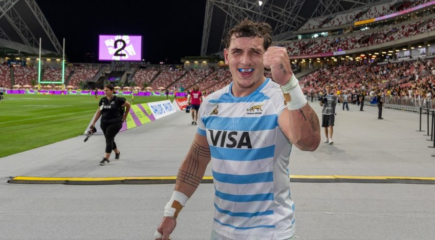 Luciano González Rizzoni, «la bola de demolición» de Los Pumas 7's: «El año pasado estuvimos cerca, así que ahora vamos por la doble»