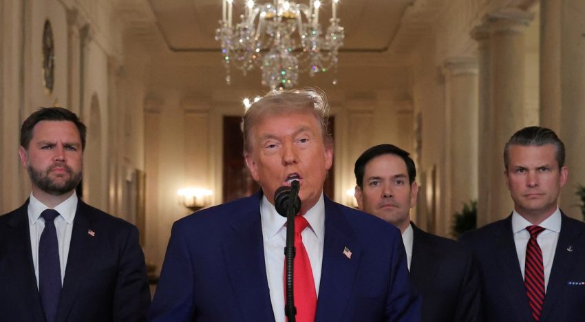 Trump le declara la guerra a Irán en el entretiempo del partido de River y toca «fingir demencia» en el Mundial de Clubes