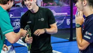 La increíble secuencia en un partido de pádel en Países Bajos: al rival se le escapó la paleta, le pegó en la cabeza y fue campeón