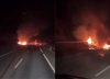 Un conductor filmó el auto de Diogo Jota mientras se incendiaba, minutos después del accidente