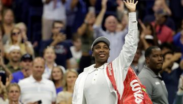 Venus Williams emocionó y brilló en el US Open: volvió a los 45 años y jugó un partidazo contra una tenista 16 años menor