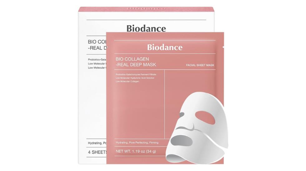 Máscarillas de colágeno, de Biodance.