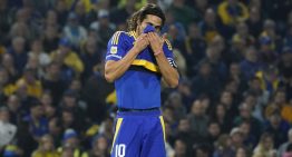 Edinson Cavani volvió a lesionarse y se perderá el partido de Boca ante Central Córdoba