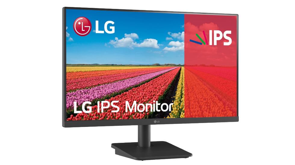 Monitor PC LG con tecnología de imagen IPS.