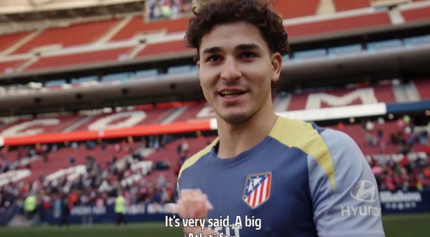 Julián Álvarez, puro corazón: su increíble gesto con un hincha del Atlético de Madrid que perdió a su hija