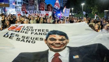 La calle mantiene la presión sobre Mazón: miles de valencianos se manifiestan un año después de la dana