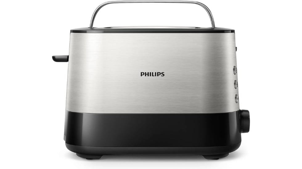 Vista de la tostadora Philips con descuento en Amazon.