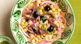 Ensalada de garbanzos y apio