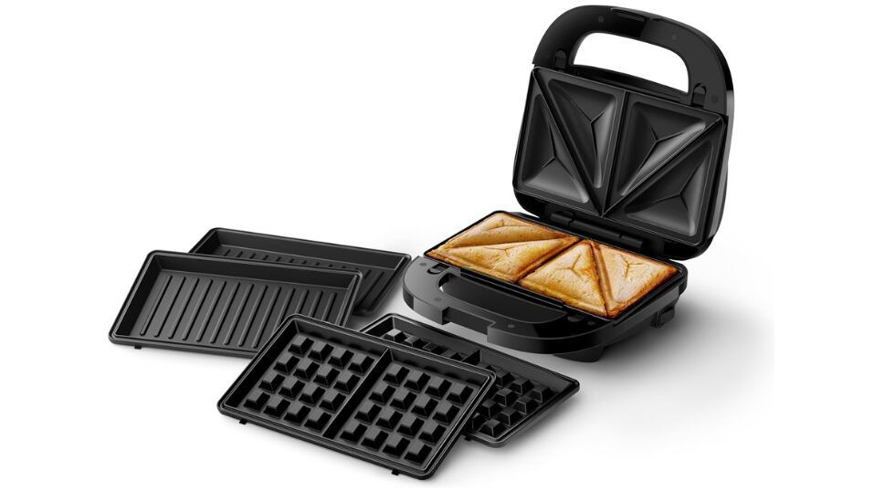 Vista de la sandwichera Philips con descuento.