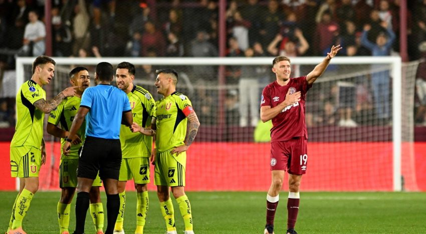 Lanús da la cara por el fútbol argentino y jugará la final de la Copa Sudamericana contra Mineiro tras vencer a la U. de Chile con un gol polémico