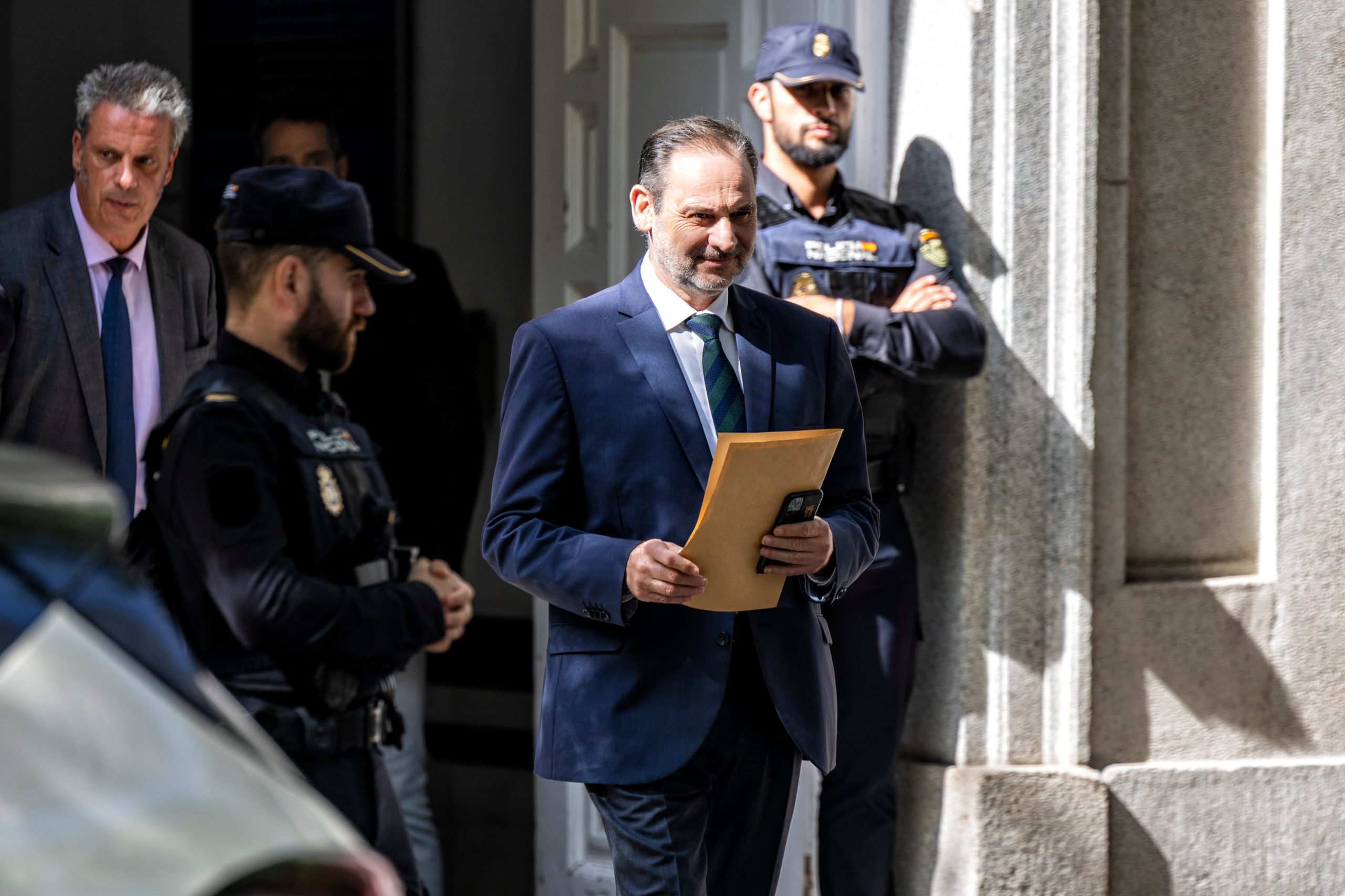 José Luis Ábalos, a su salida del Supremo, el pasado octubre.