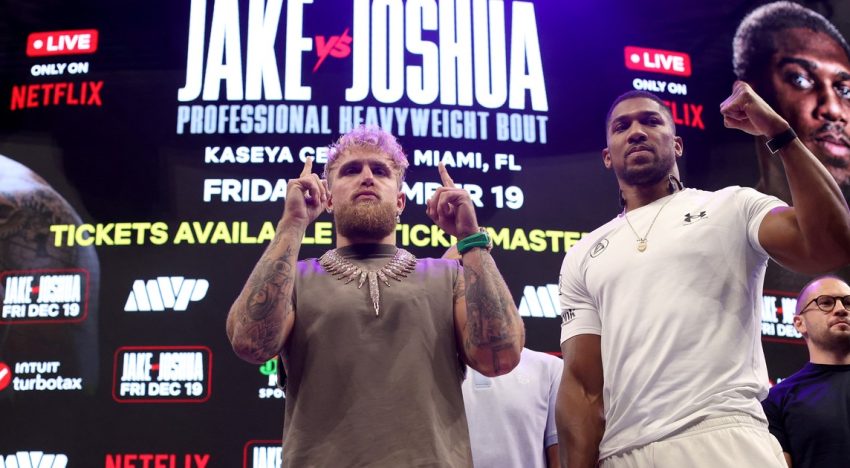 Jake Paul vs. Anthony Joshua: cuándo y a qué hora es la pelea que transmite Netflix en vivo