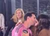 Lionel Messi le dio un tierno beso a Antonela Roccuzzo y ya palpita la final de la MLS contra su «bestia negra» Thomas Müller: «Un pasito más»