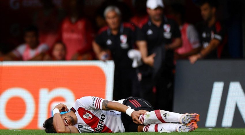 River dio a conocer el diagnóstico de la lesión de Maxi Meza: el correntino tendrá que pasar por el quirófano y estará al menos tres meses sin jugar