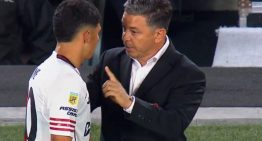 Gallardo, como el Loco Bielsa: hizo entrar al pibe Jaime y lo sacó 46 minutos después