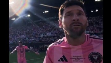 «No foul»: la protesta de Lionel Messi en primera persona durante la final de la MLS donde sacó al Inter Miami campeón