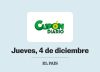 Cupón diario de la ONCE: comprobar sorteo del jueves 4 de diciembre