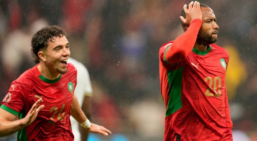 La espectacular chilena de Ayoub El Kaabi en el triunfo de Marruecos ante Comoras en el inicio de la Copa África