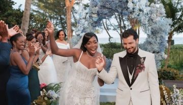 Venus Williams se casó a los 45 años y celebra con una fiesta de cinco días: paseos en yate, cenas glamorosas y  hasta carrera de obstáculos