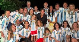 El álbum de fotos del Cholo Simeone y su escapada a la Argentina: el bautismo de su nieto Faustino y el novio de su ex integrado en la familia