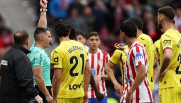 Insólita expulsión en Atlético de Madrid vs Getafe: qué dice el informe del futbolista al que echaron por agarrar los testículos de un rival