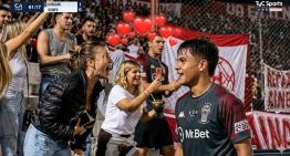 Morena Beltrán, grito furioso y desahogo tras el gol de Blondel que le dio la victoria a Huracán en Copa Argentina