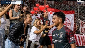 Morena Beltrán, grito furioso y desahogo tras el gol de Blondel que le dio la victoria a Huracán en Copa Argentina