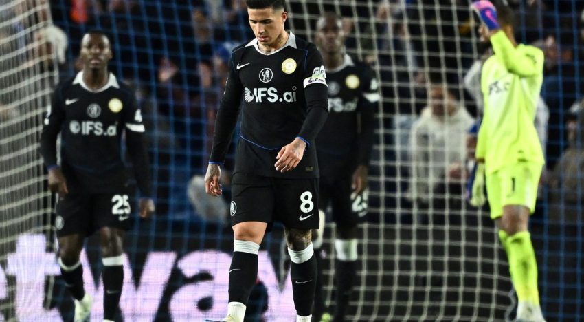 El Chelsea de Enzo Fernández igualó una racha negativa de 1912 y el DT destrozó a sus jugadores: «Es indefendible»