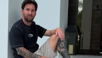 Messi alentó a su nuevo club catalán, luego del empate de Inter Miami en la MLS