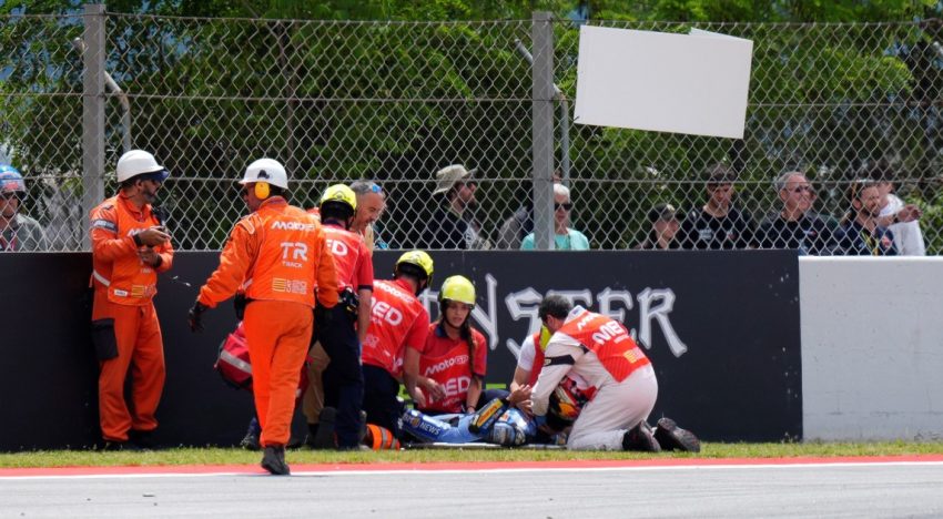 Alex Márquez asustó a todos en el MotoGP: cómo está tras el brutal accidente que paralizó el GP de Cataluña