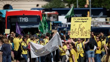 El malestar del profesorado explota en Cataluña, la Comunidad Valenciana, Madrid y Aragón: “Estamos hartos”