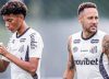Escándalo en el Santos: acusan a Neymar de pegarle una fuerte patada y una cachetada al hijo de Robinho