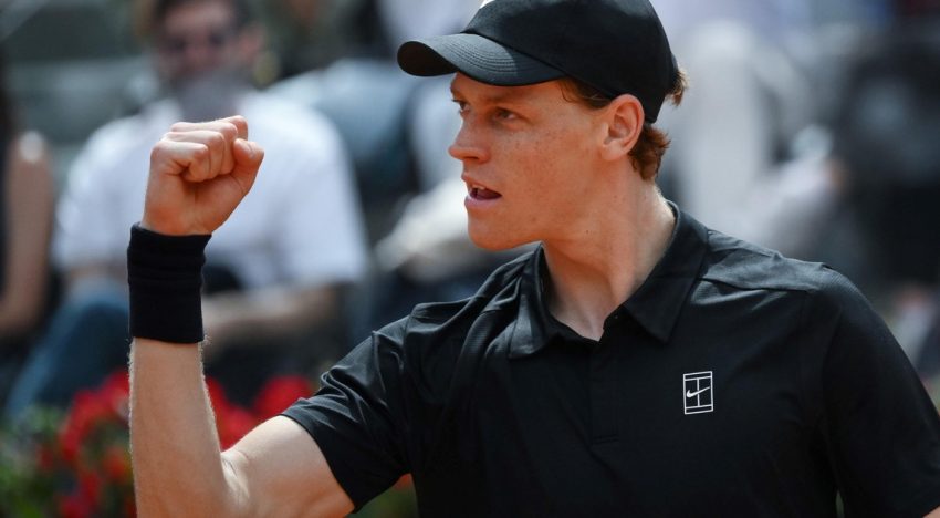 Jannik Sinner es una tromba que arrasa también en Roma: llegó a su 32da victoria seguida en Masters 1000 y quebró un récord de Djokovic