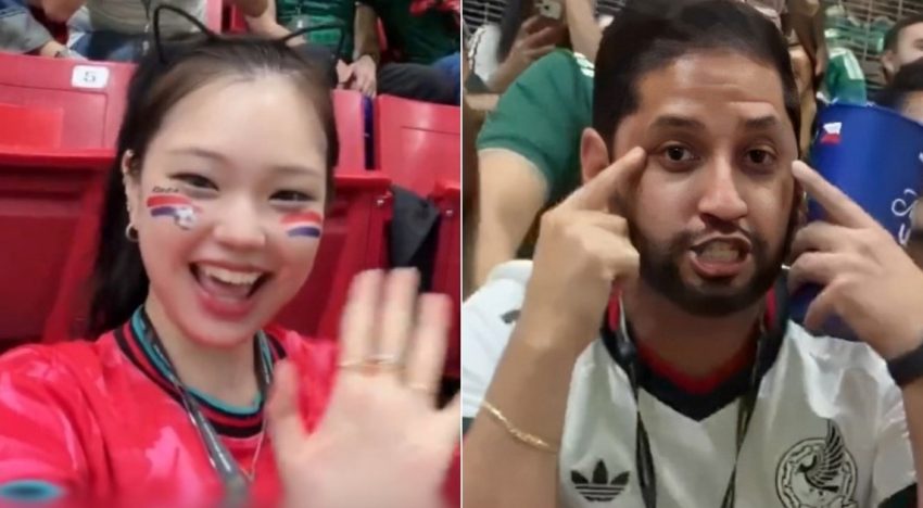 Una hincha surcoreana denunció burlas racistas en México y el autor salió a pedir disculpas